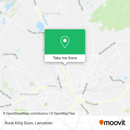 Rural King Guns map