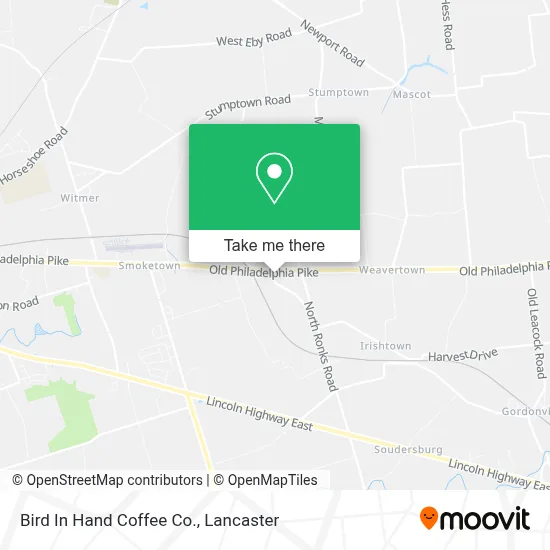 Bird In Hand Coffee Co. map