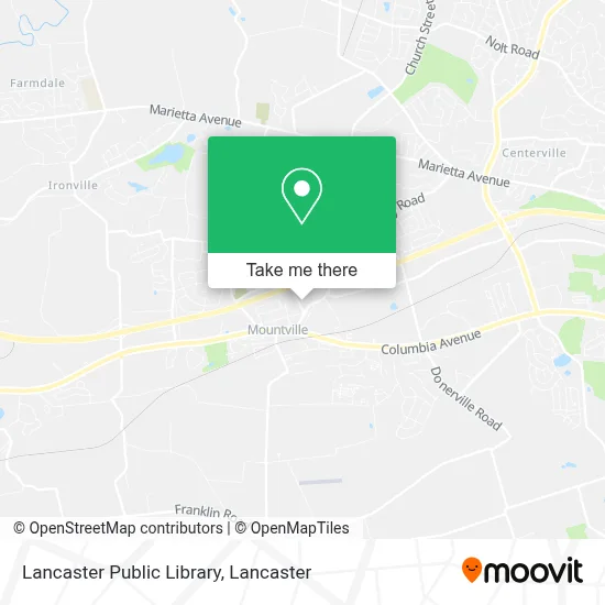 Lancaster Public Library map
