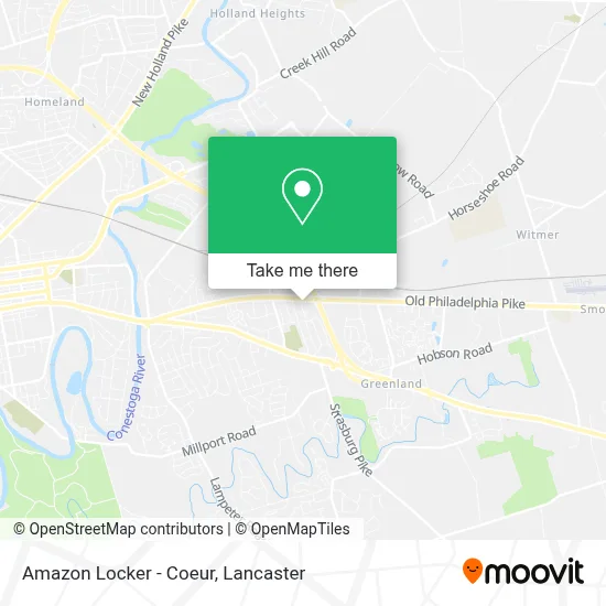 Amazon Locker - Coeur map