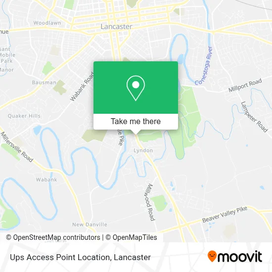Ups Access Point Location map