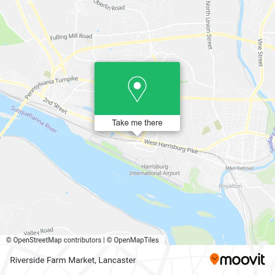 Riverside Farm Market map