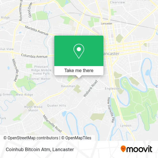 Coinhub Bitcoin Atm map