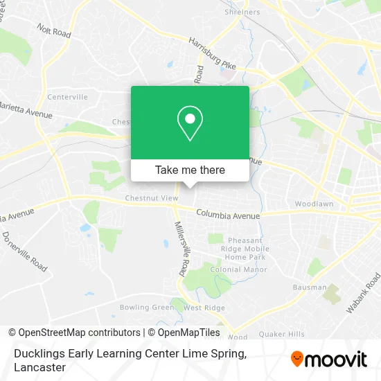 Ducklings Early Learning Center Lime Spring map