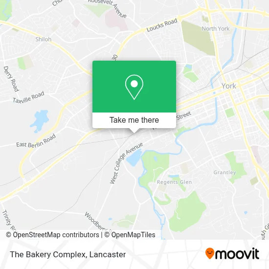 The Bakery Complex map