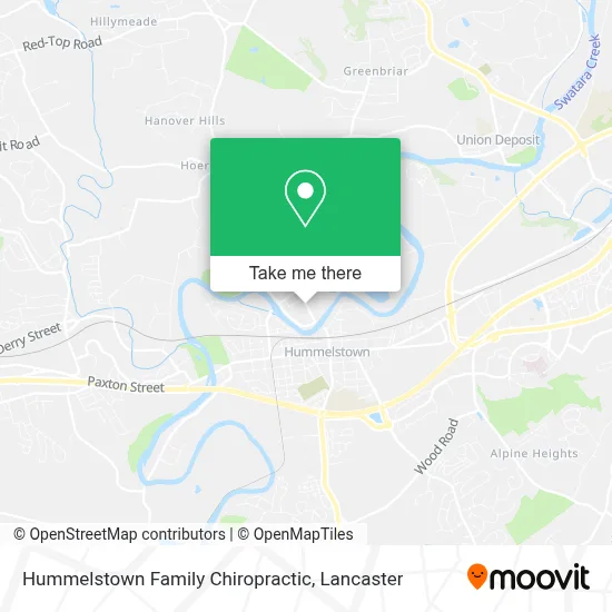 Hummelstown Family Chiropractic map