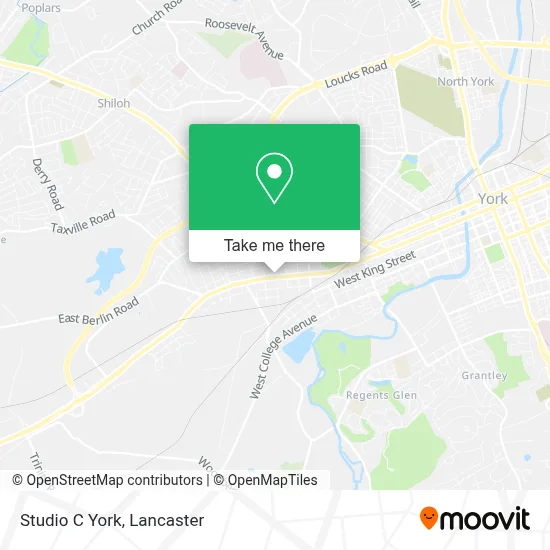 Studio C York map