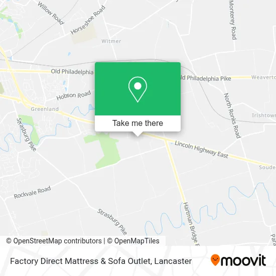 Factory Direct Mattress & Sofa Outlet map