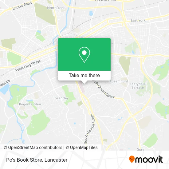 Po's Book Store map