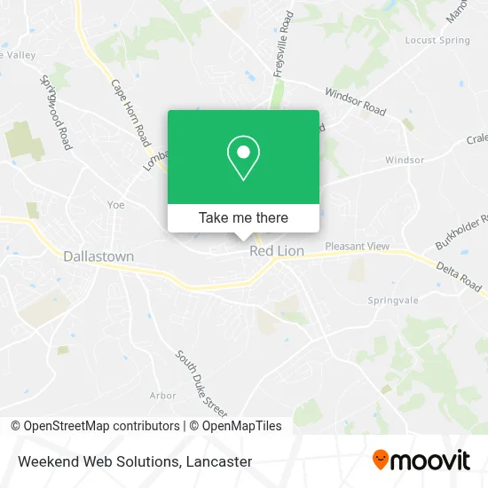Weekend Web Solutions map