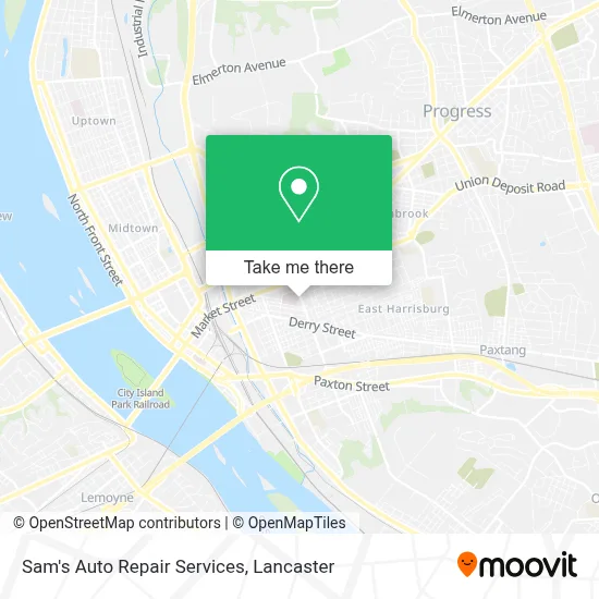Sam's Auto Repair Services map