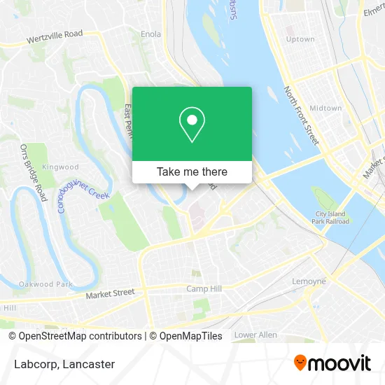Labcorp map