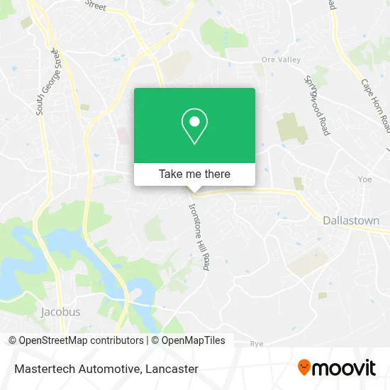 Mastertech Automotive map