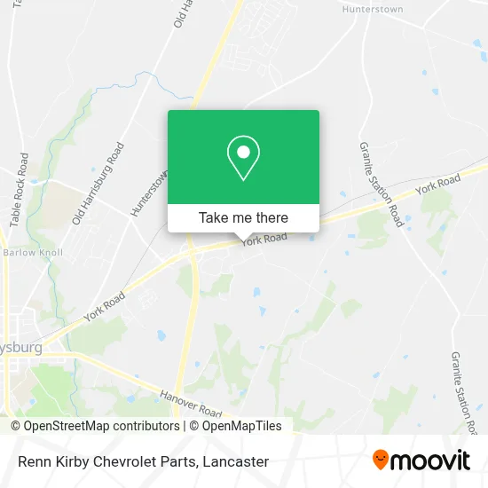 Renn Kirby Chevrolet Parts map
