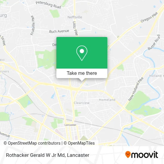 Rothacker Gerald W Jr Md map