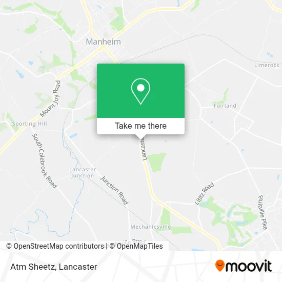 Atm Sheetz map