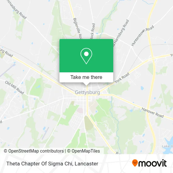 Theta Chapter Of Sigma Chi map