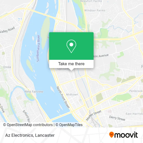 Az Electronics map
