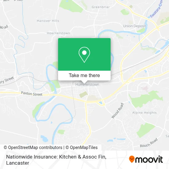 Nationwide Insurance: Kitchen & Assoc Fin map