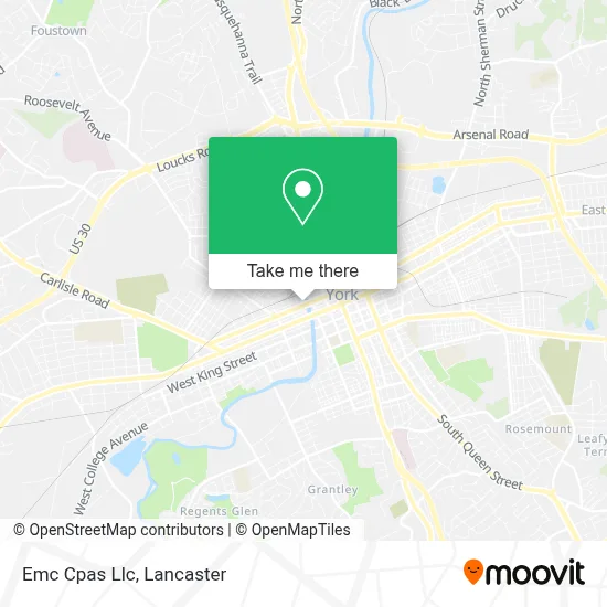 Emc Cpas Llc map