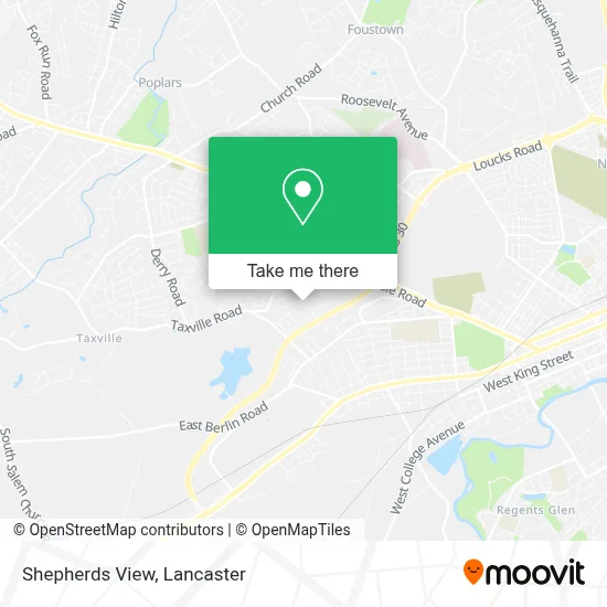 Shepherds View map