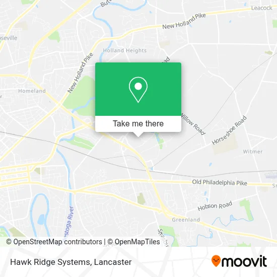 Hawk Ridge Systems map