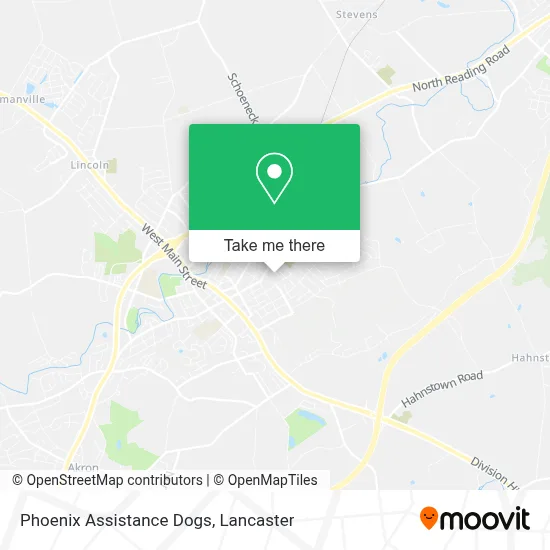 Phoenix Assistance Dogs map