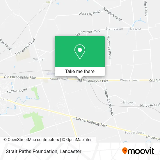Strait Paths Foundation map