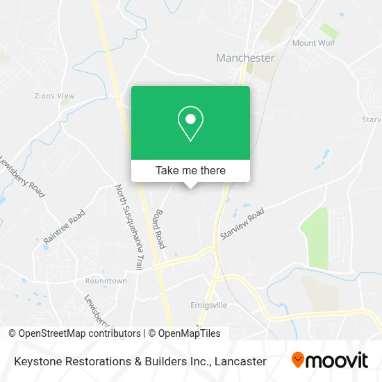 Keystone Restorations & Builders Inc. map
