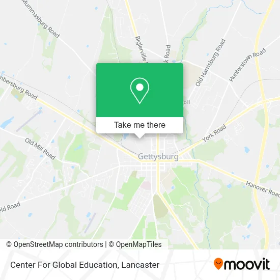 Center For Global Education map