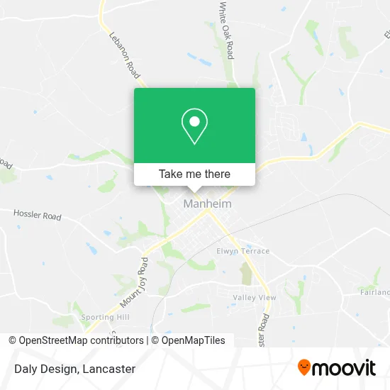 Daly Design map