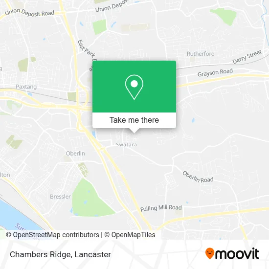 Chambers Ridge map