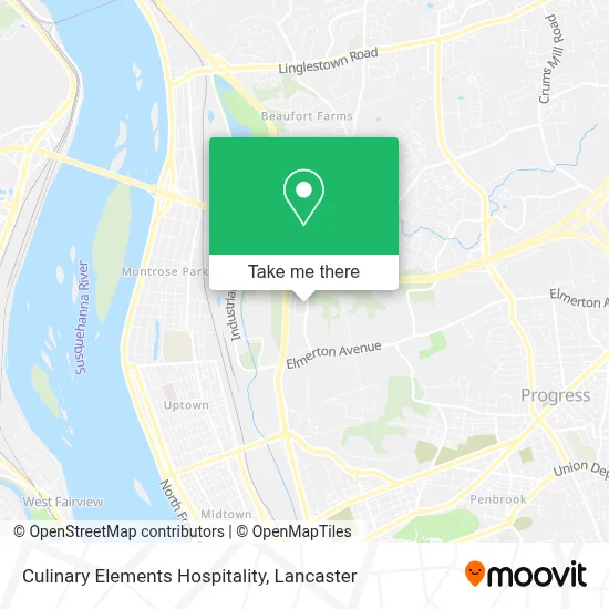 Culinary Elements Hospitality map