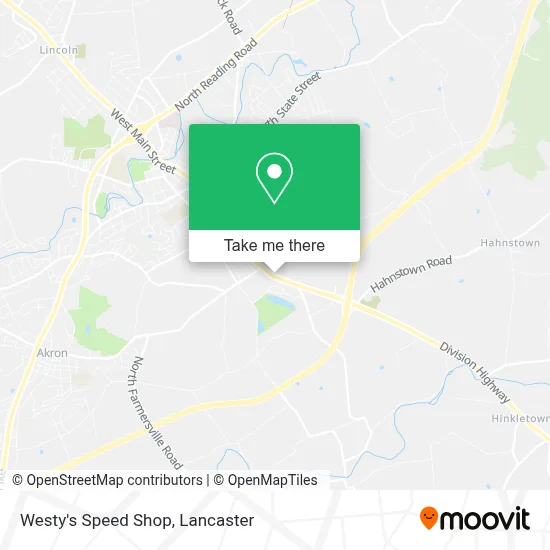 Westy's Speed Shop map