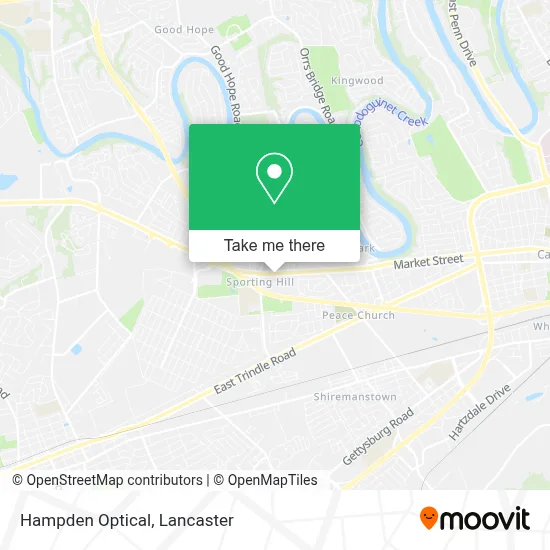 Hampden Optical map
