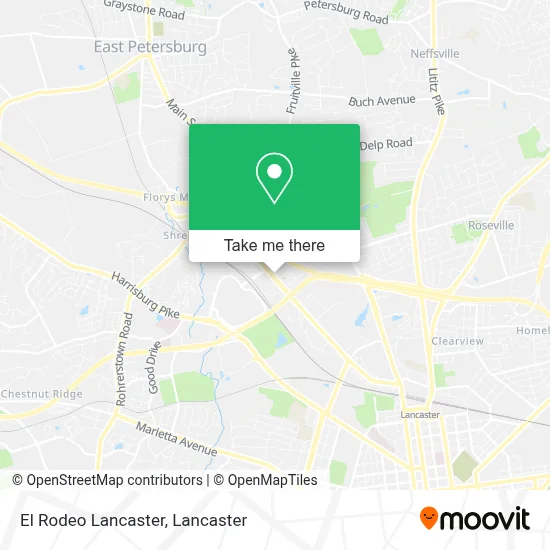 El Rodeo Lancaster map