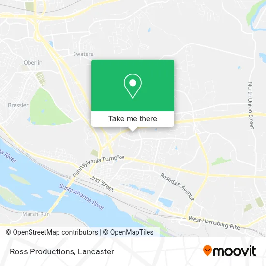 Ross Productions map