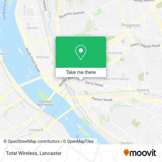 Total Wireless map