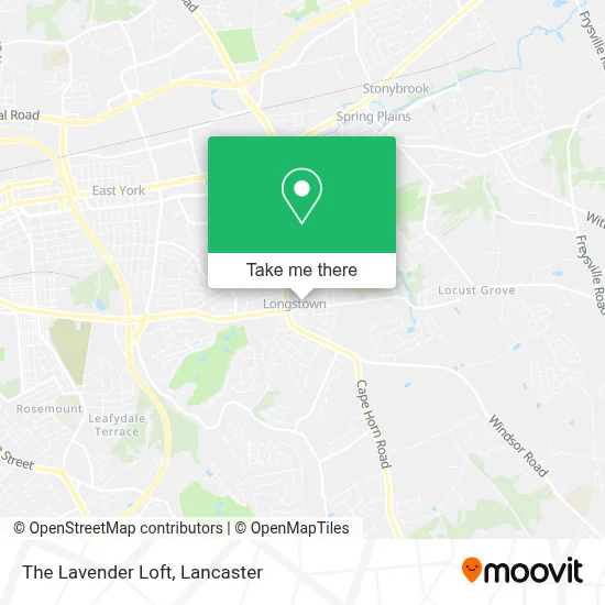 The Lavender Loft map