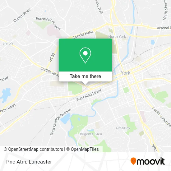 Pnc Atm map