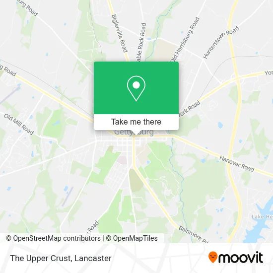 The Upper Crust map