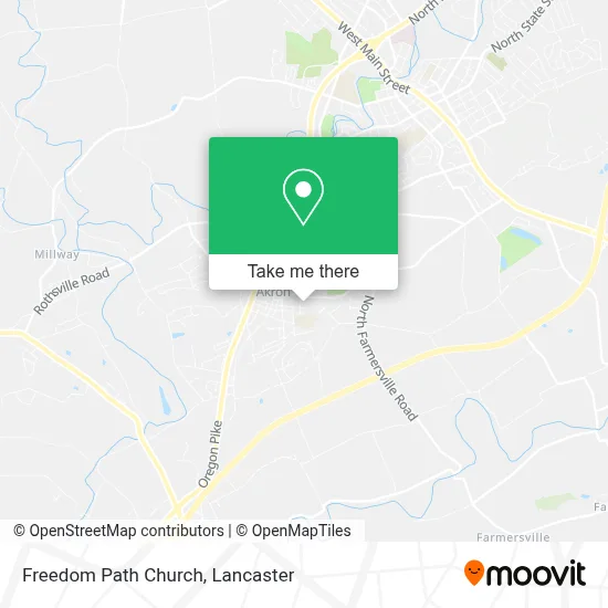 Freedom Path Church map
