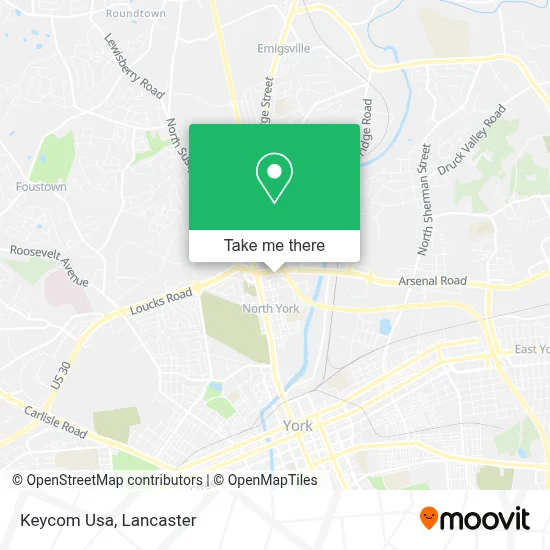 Keycom Usa map