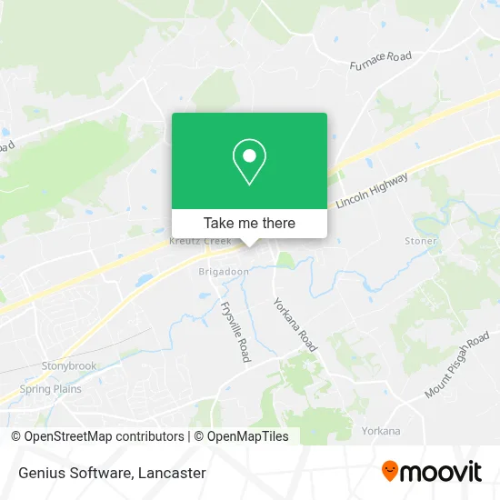 Genius Software map