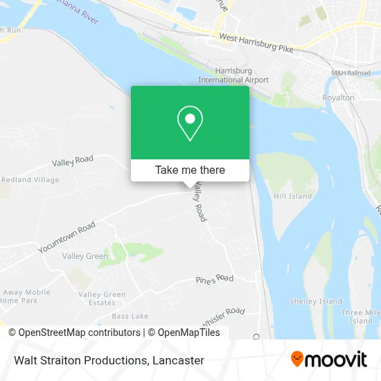Walt Straiton Productions map