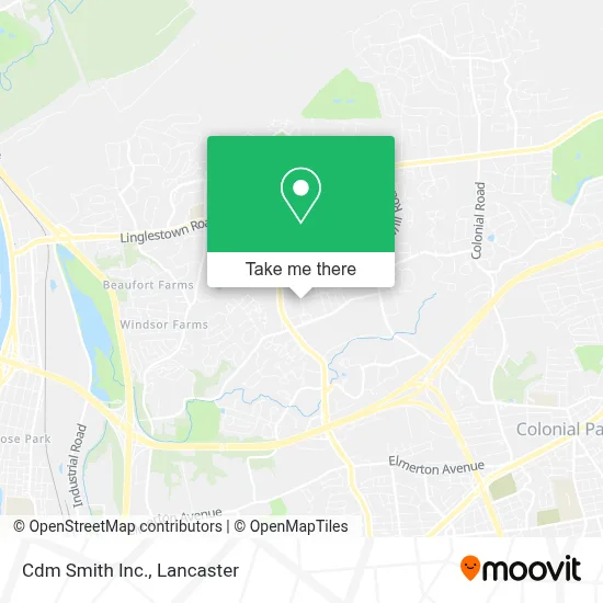 Cdm Smith Inc. map