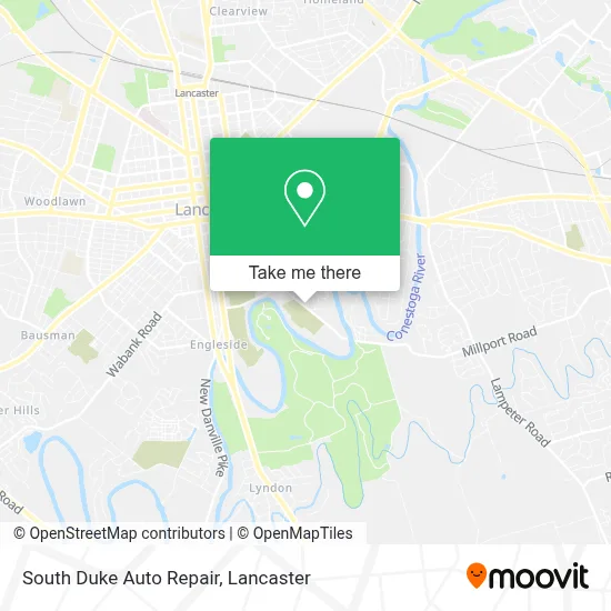 South Duke Auto Repair map