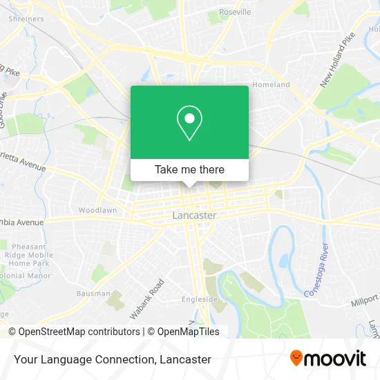 Your Language Connection map