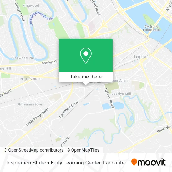 Inspiration Station Early Learning Center map