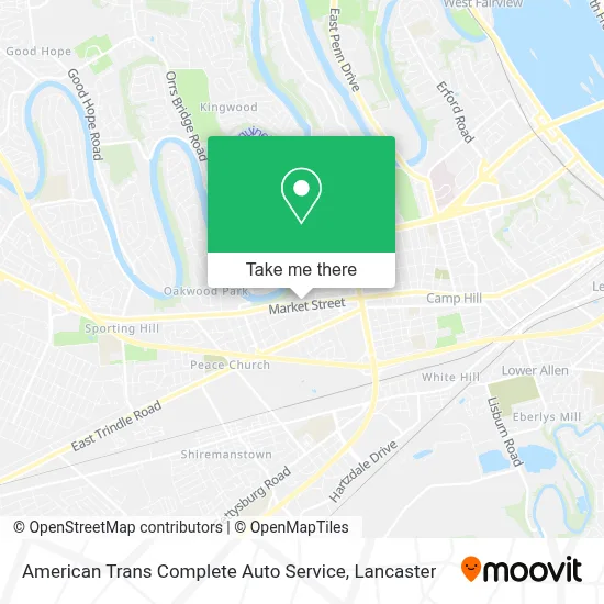 American Trans Complete Auto Service map